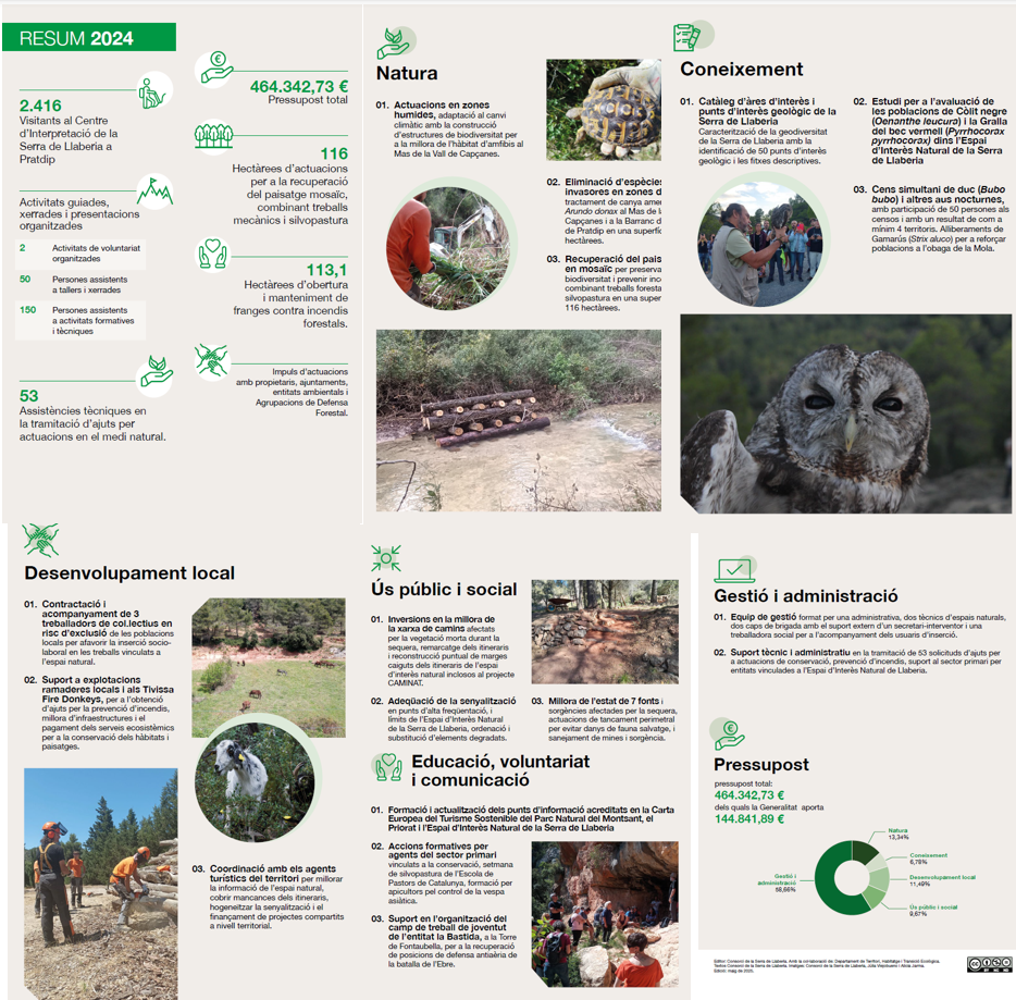 Resum d'actuacions i activitats 2024
